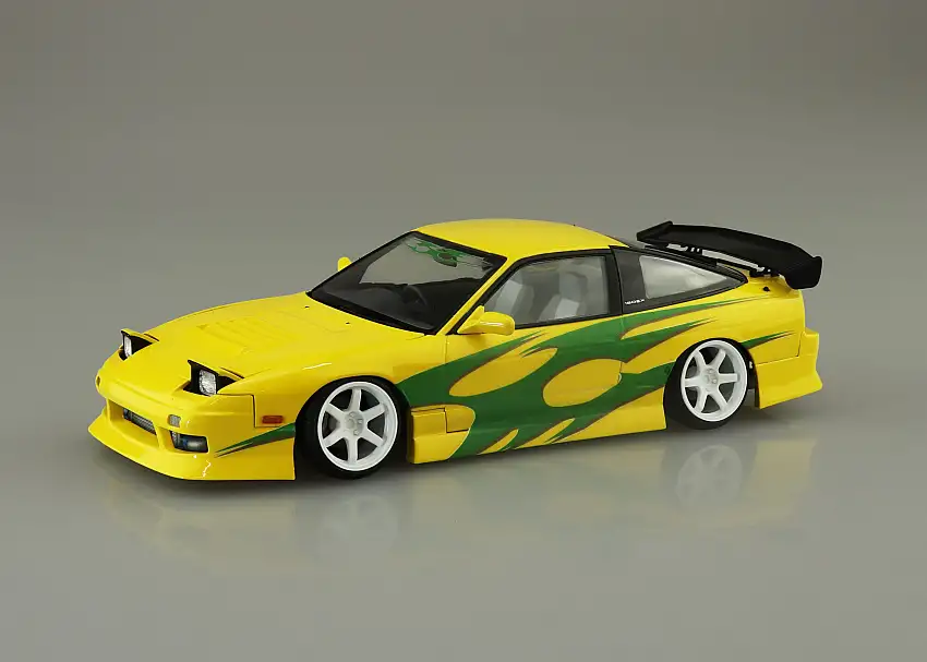Tuned Car No.97 Nissan URAS RPS13 180SX '96 (Ver.1) 1/24 Scale Model Kit