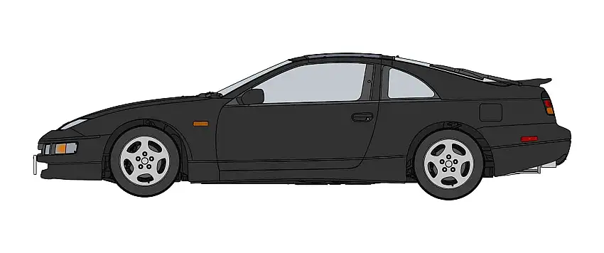 Hasegawa 1/24 NISSAN FAIRLADY Z (Z32) 300ZX 2by2 (1993)