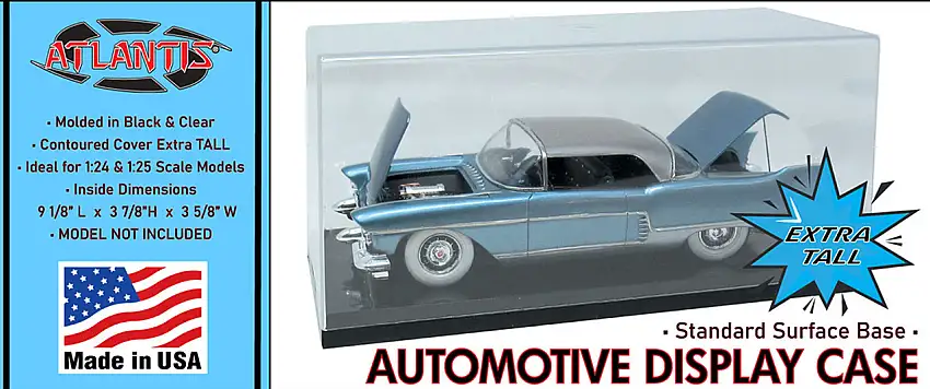 Automotive Display Case Standard Base 1/24-1/25 Atlantis Models