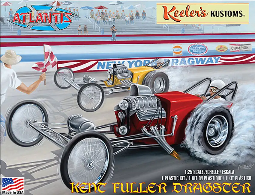 Keelers Kustoms Kent Fuller Dragster 1/25 Atlantis Models