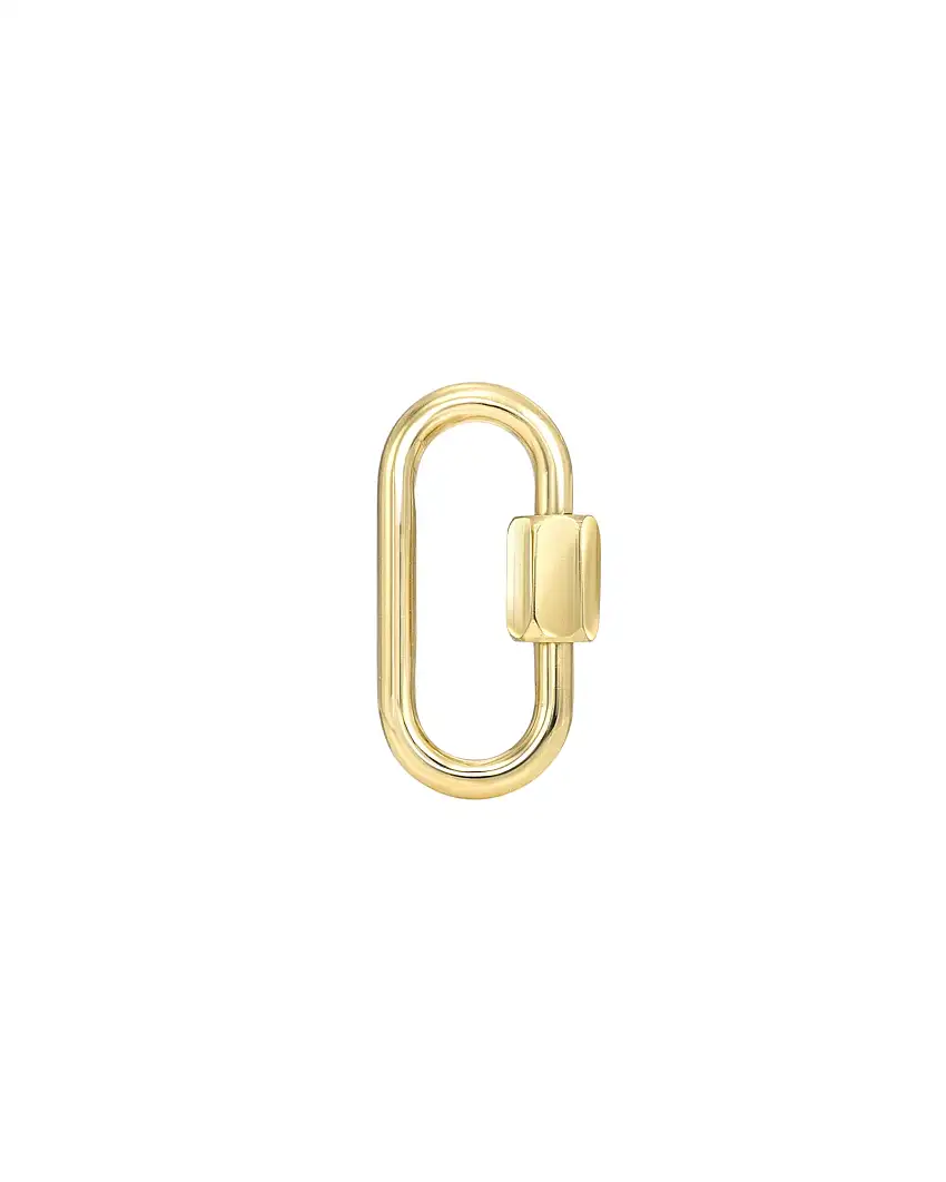 14k Gold Carabiner