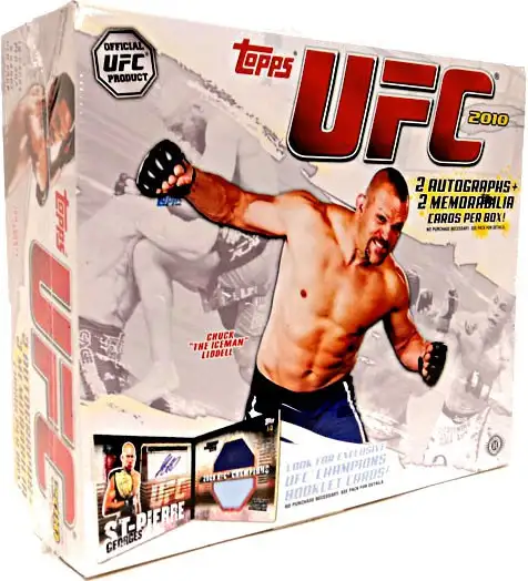 UFC Ultimate Fighting Championship 2010 Trading Card HOBBY Box [16 Packs, 2 Autographs & 2 Memorabilia Cards!]