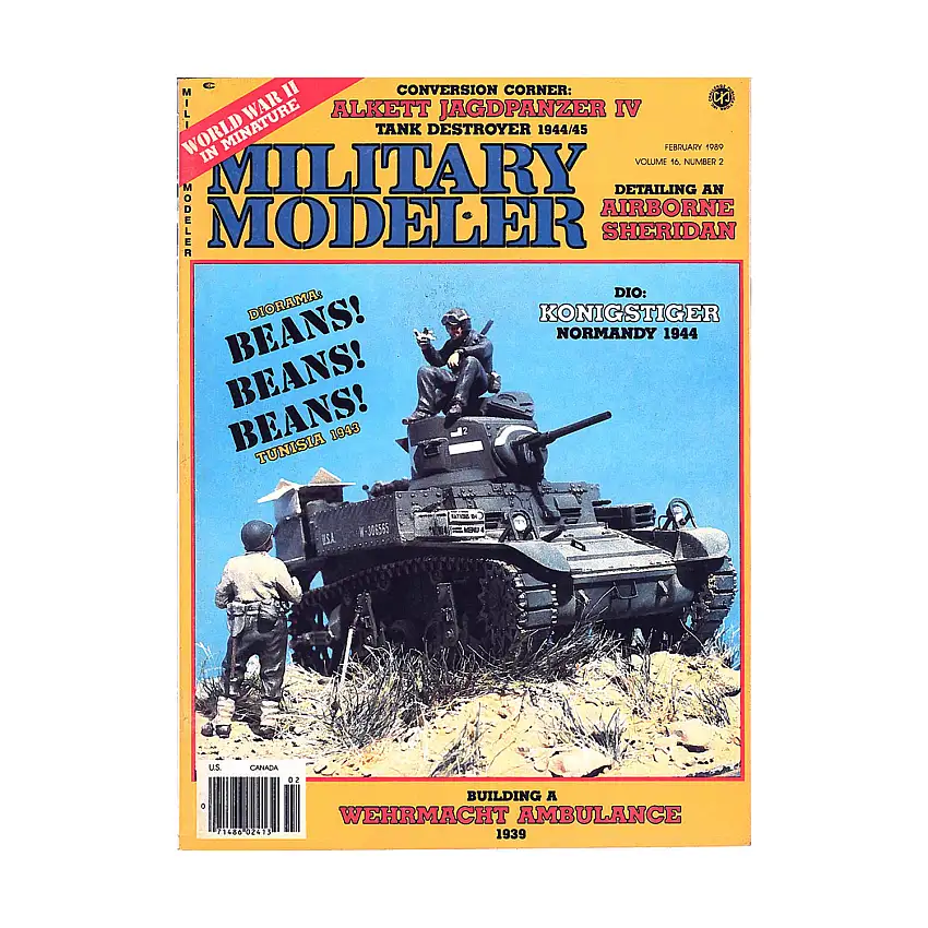 Vol. 16, #2 "Beans!, Beans!, Beans! Tunisia 1943, Konigstiger Normandy 1944"