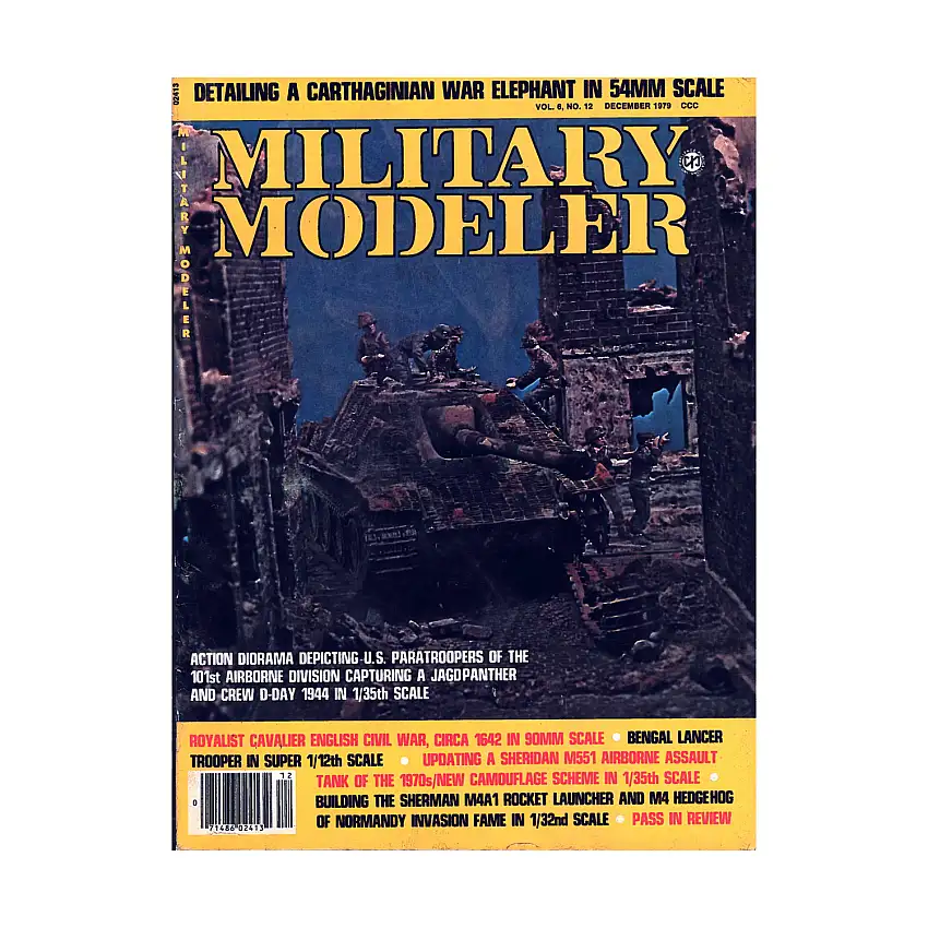 Vol. 5, #12 "Detailing a Carthaginian War Elephant, Action Diorama Depicting U.S. Paratroopers, Bengal Lancer Trooper in Super 1/12th Scale"