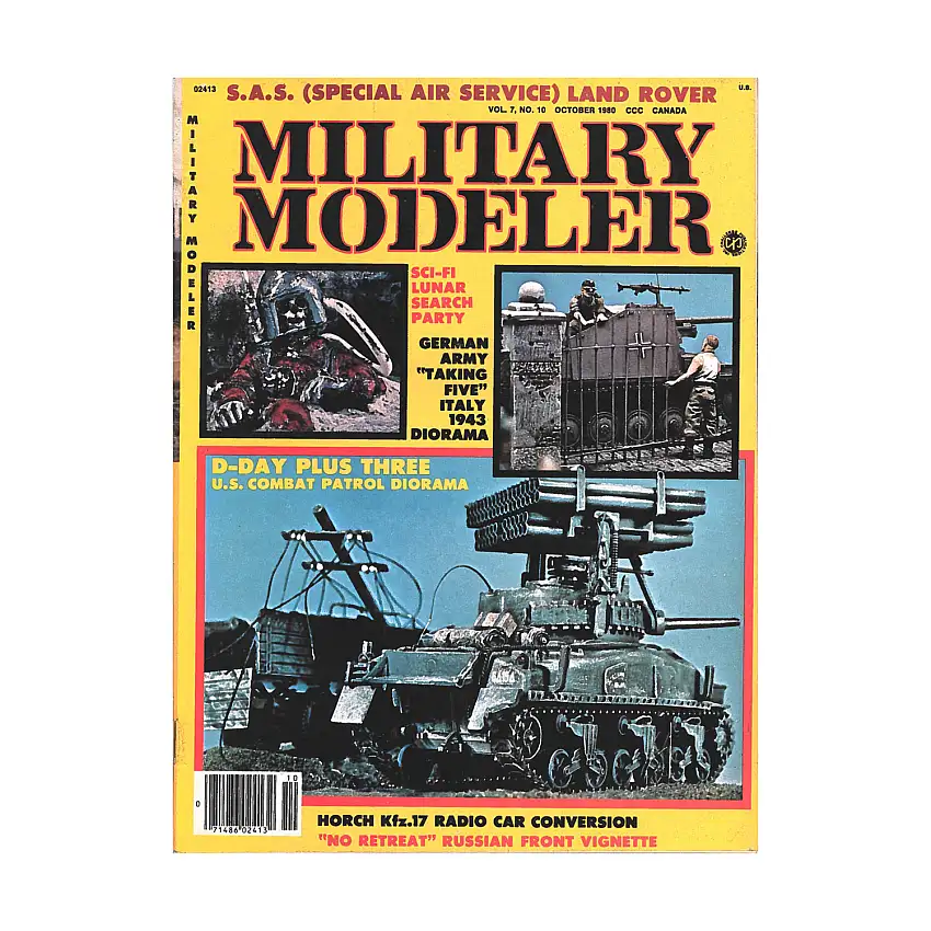 Vol. 7, #10 "S.A.S. Land Rover, Sci-Fi Lunar Search Party, German Army Taking Five"