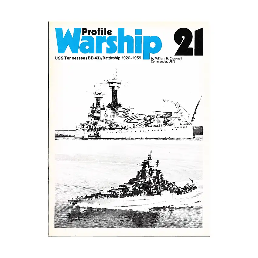#21 USS Tennessee BB43 Battleship 1920-1959