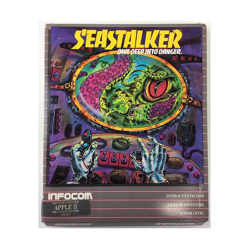 Seastalker - Dive Deep into Danger (Apple II 5 1/4" Box Edition)