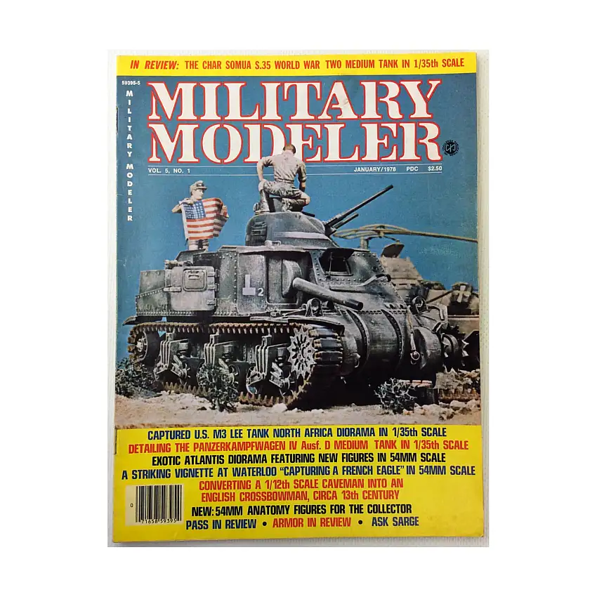 Vol. 5, #1 "The Char Somua, Captured US M3 Lee Tank, Detailing the Panzerkampfwagen IV Ausf. D"