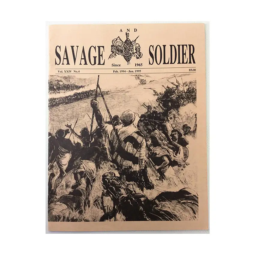 Vol. XXIV #4 "Sience vs. Pluck, The Egyptian Army and the War Against Ethiopia, Several Great Blunders"