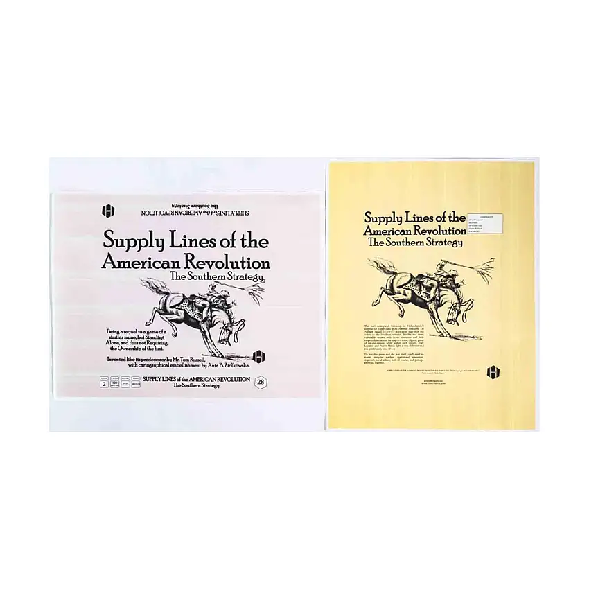 Supply Lines of the American Revolution - The Southern Strategy