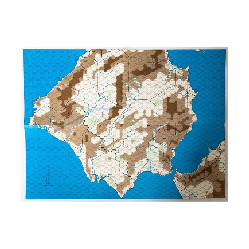 Spain and Portugal - Map Only!