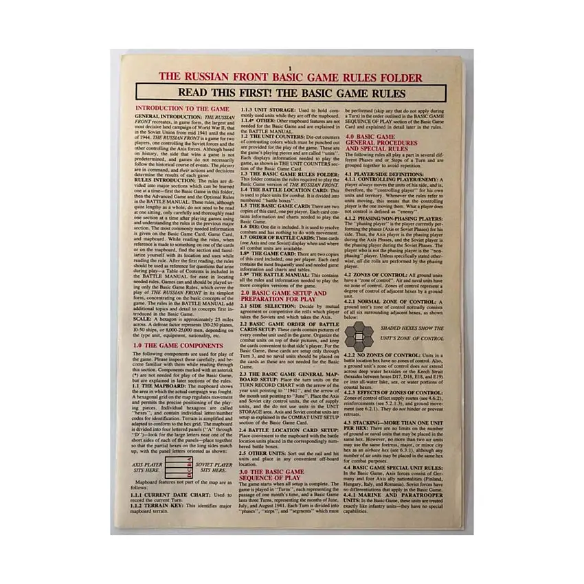 Russian Front - Rules Only!