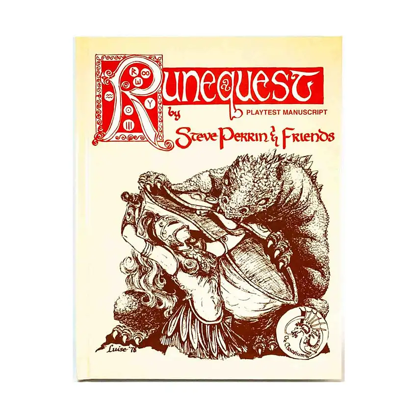 Runequest (Playtest Manuscript Edition, POD, Black & White)