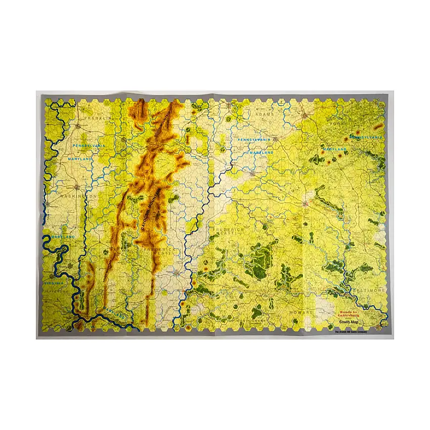 Roads to Gettysburg - Maps Only!