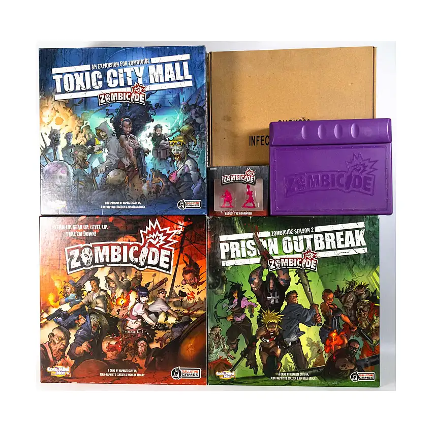 Zombicide Collection #58 - Core Game + 2 Expansions + 3 Promo Characters!