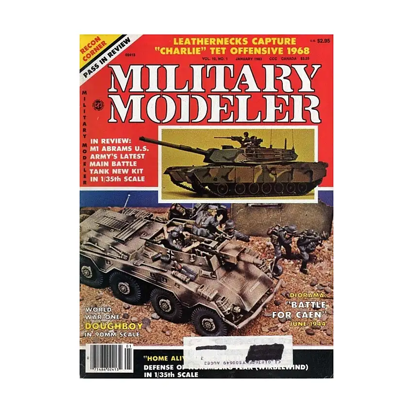 Vol. 10, #1 "Leathernecks Capture, Battle for Caen, Doughboy in 90MM Scale"