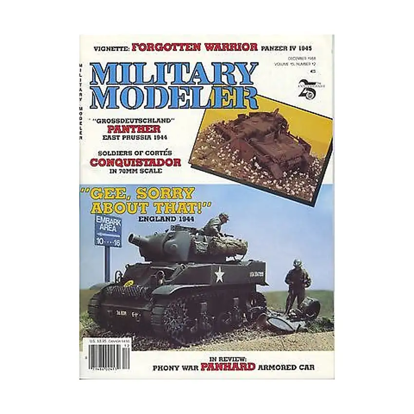 Vol. 15, #12 "Panther East Prussia 1944, Conquistador, Forgotten Warrior"