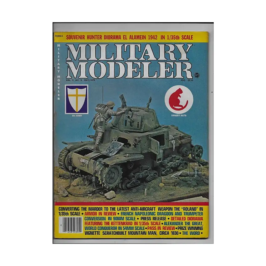 Vol. 5, #5 "Converting the Marder to the Latest Anti-Aircraft Weapon the "Roland" in 1/35th Scale, Armor in Review"