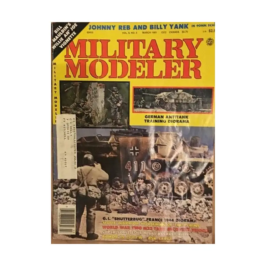 Vol. 8, #3 "German Antitank Training Diorama, Johnny Reb and Billy Yank, G.I. "Shutterbug" Diorama"