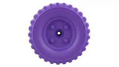POWER WHEELS - 3900-6543 Purple Wheel for FRC34 Barbie 6V Jeep