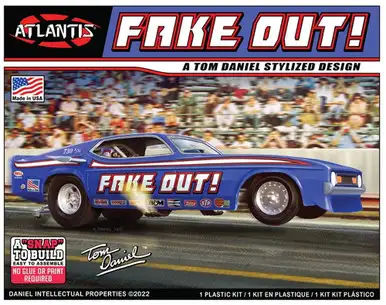 Atlantis - Tom Daniel Fake Out Funny Car - 1/32 Snap Plastic Kit (M8275)