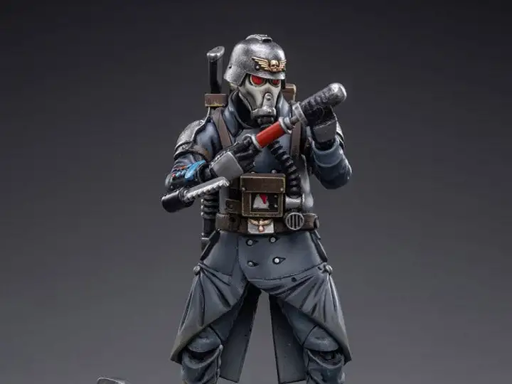 Warhammer 40K Death Korps of Krieg Veteran Squad Guardsman Medic 1/18 Scale Figure