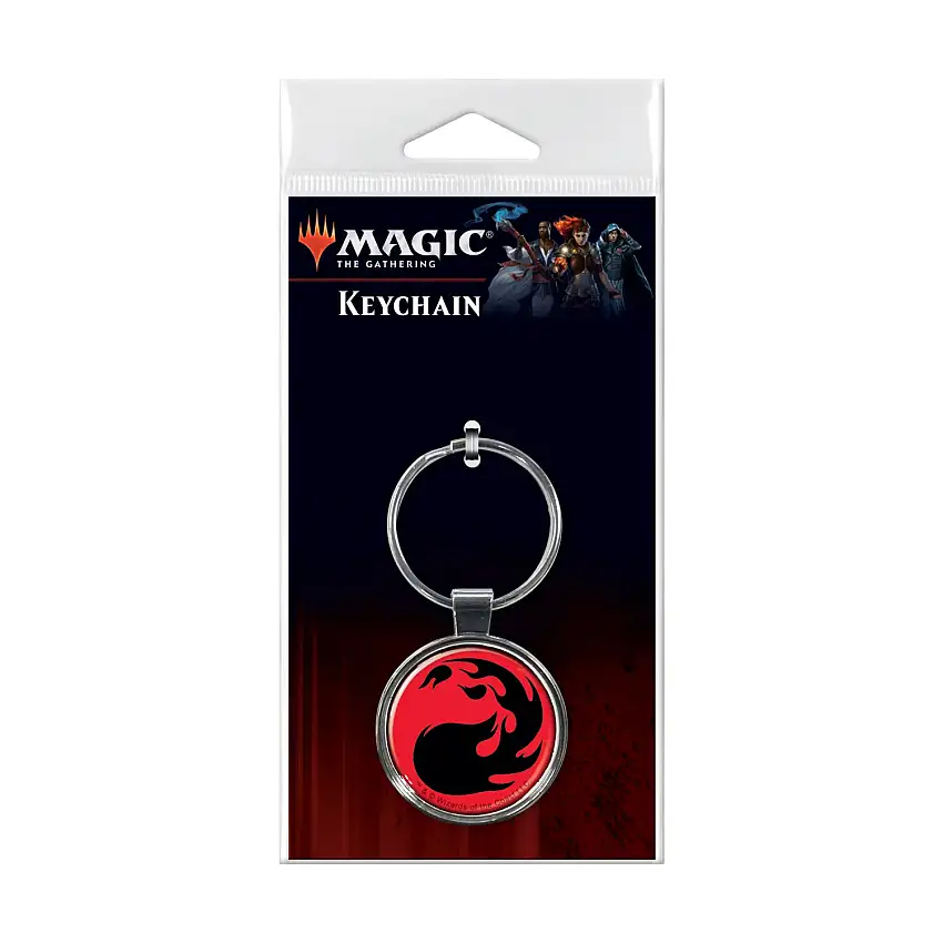 Red Mana Keychain
