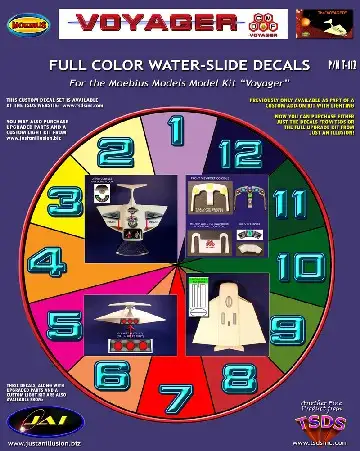 TSDS 112 1/72 The Voyager Decal Set for MOE