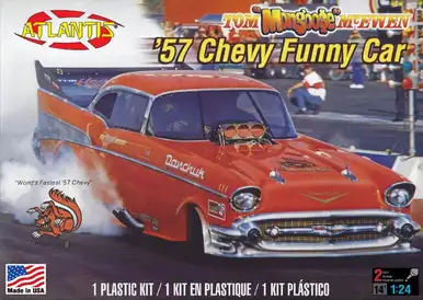 Atlantis - Tom McEwen '57 Chevy Funny Car - 1/24 Scale Plastic Model Kit (H7172)