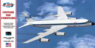 Atlantis - Convair 990 Jet Airliner - 1/135 Scale Plastic Kit (H254)