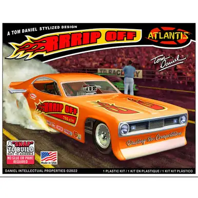 Atlantis - Tom Daniel RRRRip Off Funny Car - 1/32 Snap Plastic Kit (M8277)