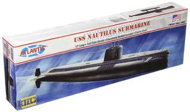 Atlantis - SSN 571 Nautilus Submarine - 1/300 Scale Plastic Kit (L750)