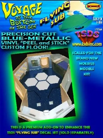 TSDS 106 1/32 Flying Sub Vinyl Floor Upgrade Kit for MOE