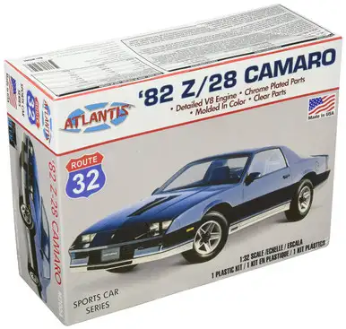 Atlantis - 1982 Camaro Z28 Route 32 - 1/32 Scale Plastic Kit (M2004)