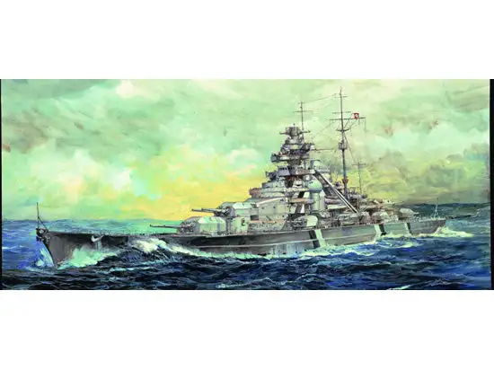 Trumpeter Scale Models 5711 1/700 German Bismarck Battleship 1941