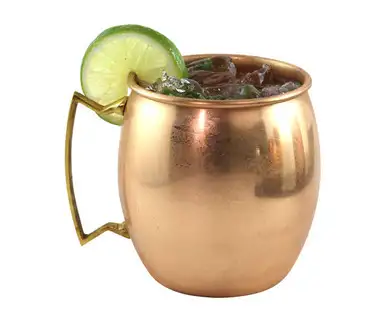 ZEE'S CREATIONS - Moscow Mule Copper Mug with Brass Handle 20 oz (AC6002)