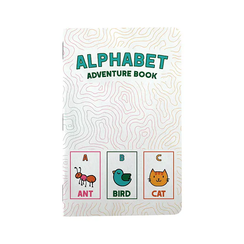 Alphabet Adventure Log Book - Two 28-page Books