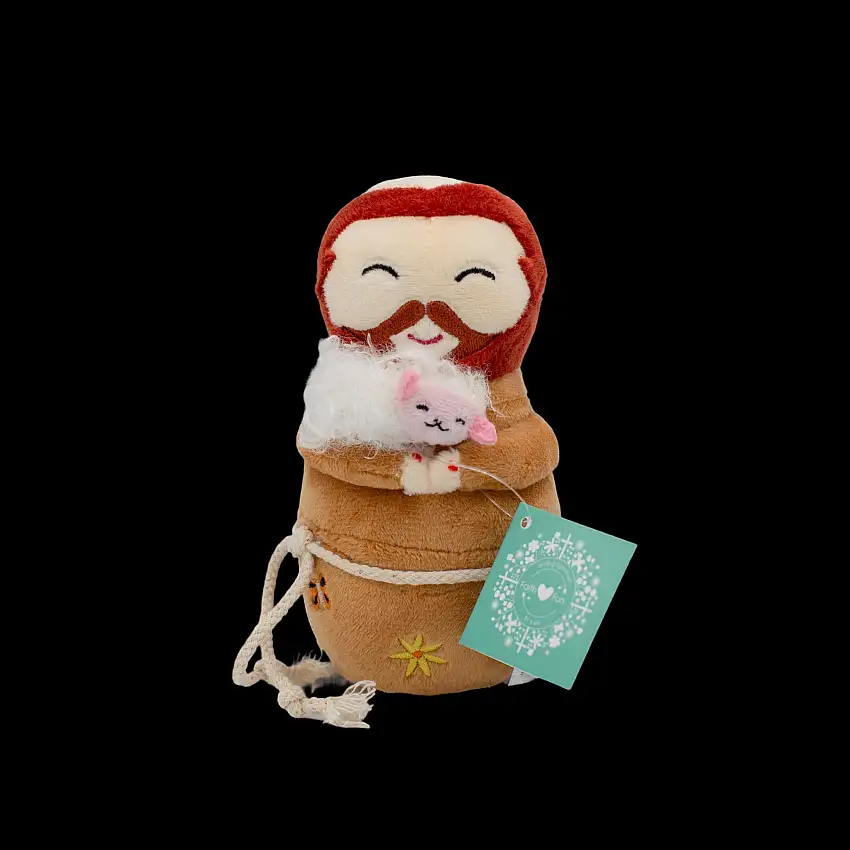 Mini St. Francis Of Assisi Plush Doll