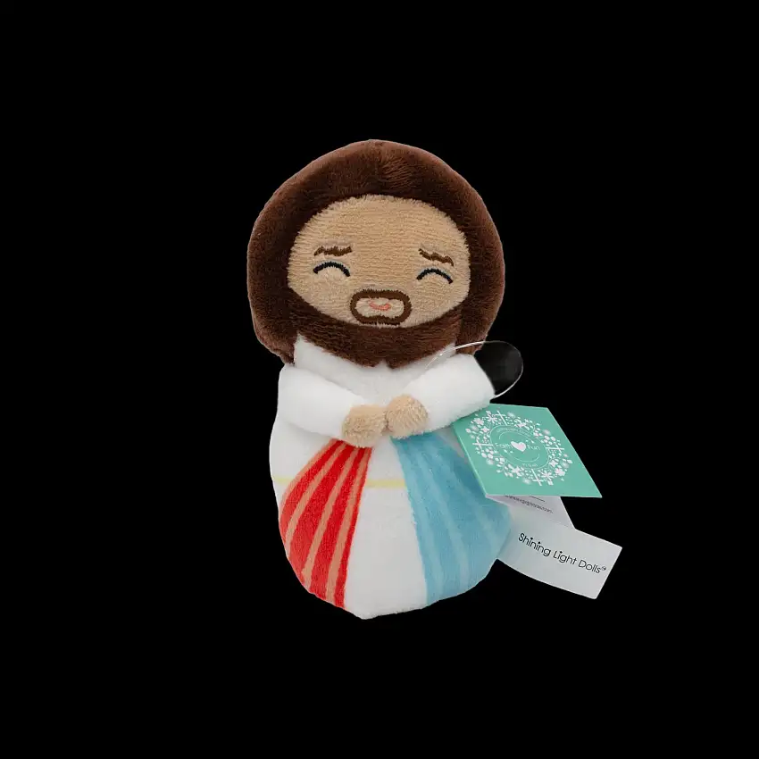 Mini Divine Mercy Jesus Plush Doll