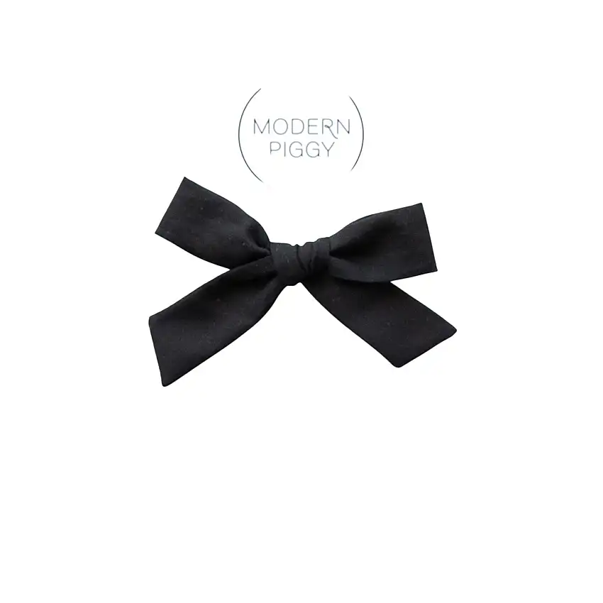 Black | Hand-tied Bow