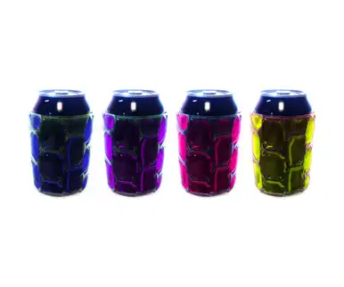 Zee's Creations - Can Cooler Assortment 2: Purple, Lime, Blue, Pink (CNK-1002)