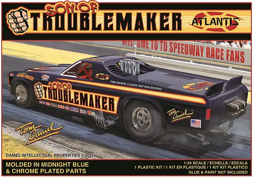 Son of Troublemaker Chevy El Camino Funny Car 1/24 Atlantis
