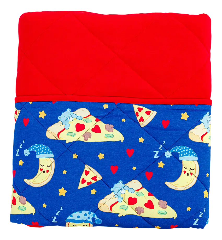 Care Bears™ Bedtime Pizza Toddler Birdie Quilt
