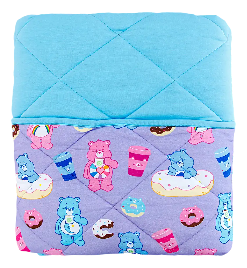 Care Bears™ Donuts And Coffee Toddler Birdie Quilt