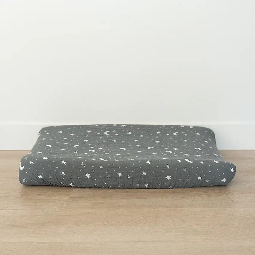 Night Sky Muslin Changing Pad Cover