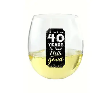 ZEE'S CREATIONS - It Took Me 40 Years EverDrinkware Wine Tumbler (ED1001-A4)