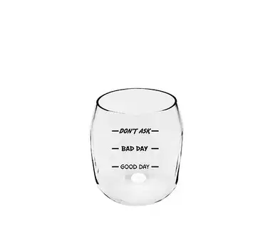 ZEE'S CREATIONS - Good, Bad, Don't Ask EverDrinkware Wine Tumbler (ED1001-C4)