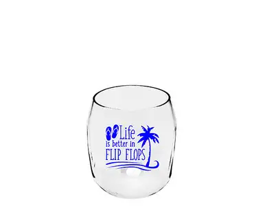 ZEE'S CREATIONS - Life is Better in Flip Flops Ever Drinkware Wine Tumbler (ED1001-CS1)