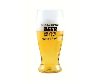 ZEE'S CREATIONS - I Only Drink Beer On Days EverDrinkware Beer Tumbler (ED1003-B1)