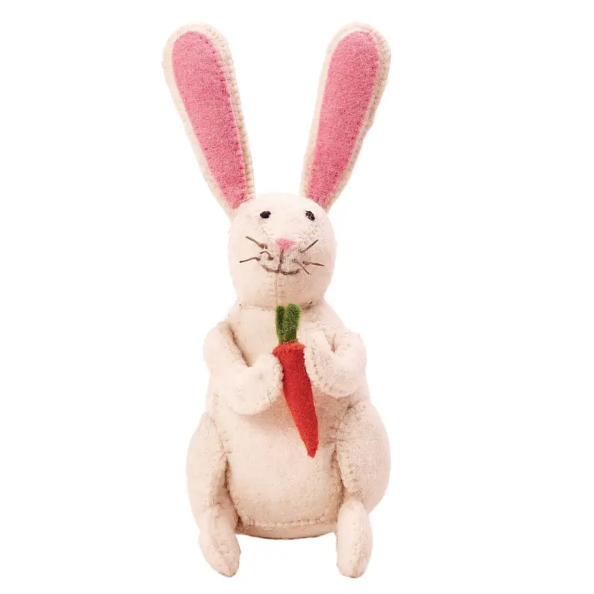 Easter Bunny In Hand Felted Wool